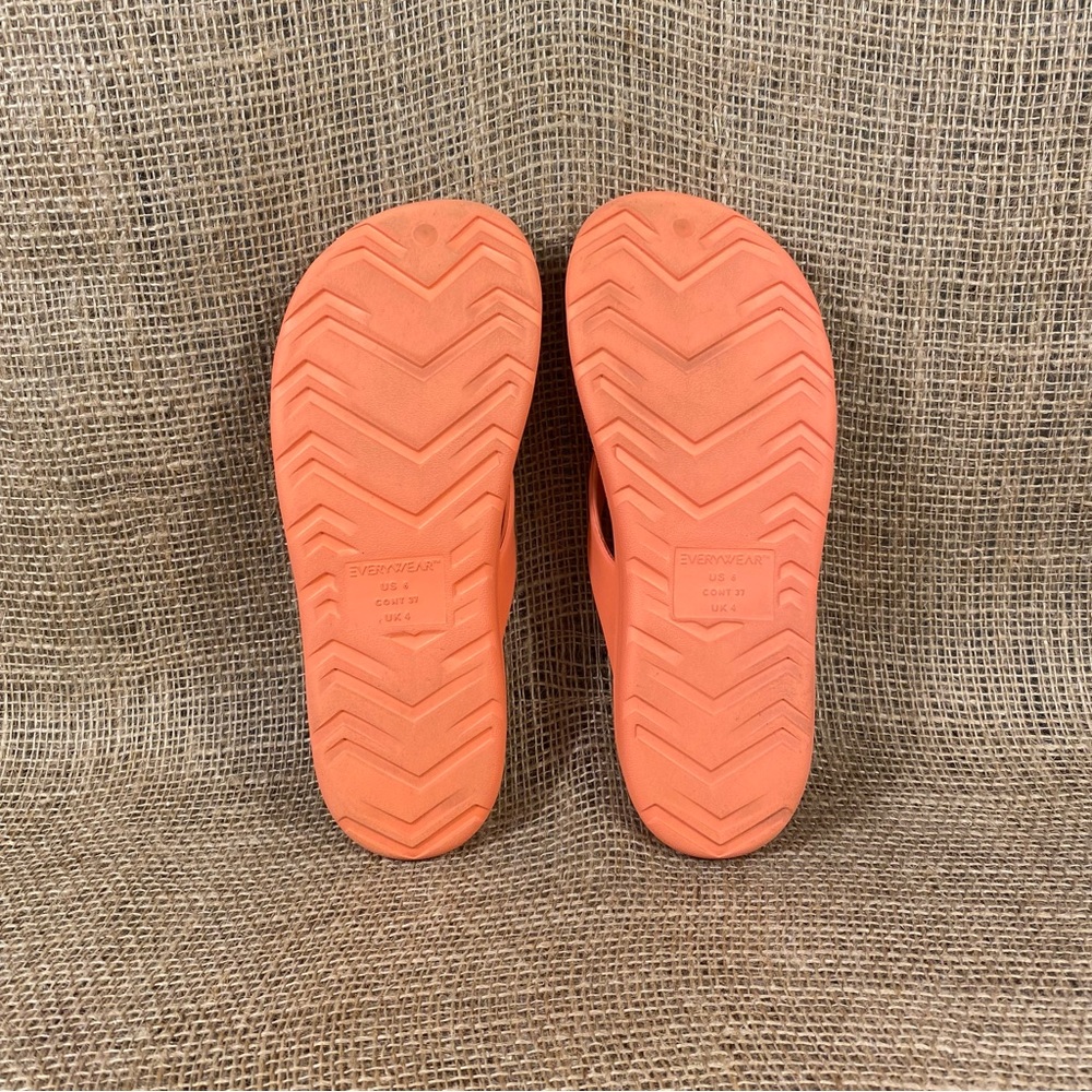 Totes Sandals Flip Flops Sol bounce Peach  Thongs Size 8 - Picture 11 of 11